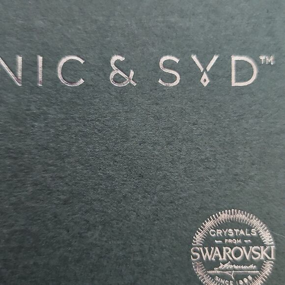 Nic & Syd Breast Cancer Awareness Swarovski Crystal Rose Gold Necklace - Picture 9 of 16